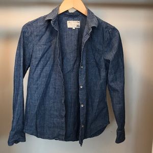 Jean long sleeve button down.